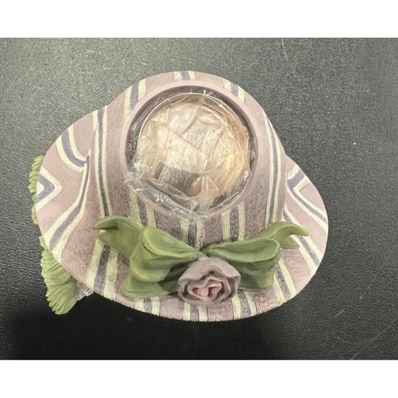 Hand-Painted Plum Pudding Snowmen Candle Holder By Heather Hykes Artisan Flair - Picture 3 of 7